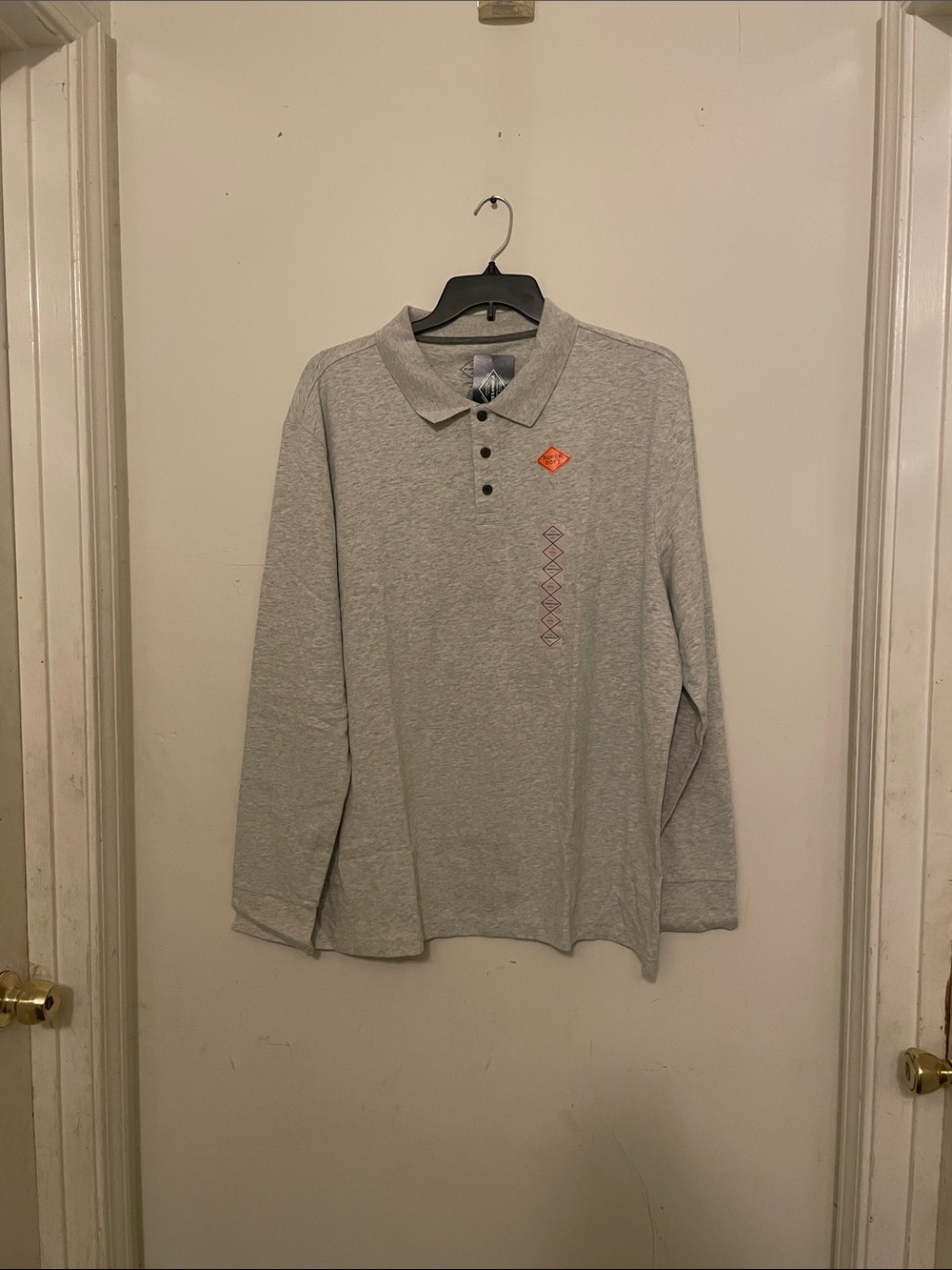 St. John's Bay Oatmeal Heather Polo Shirt